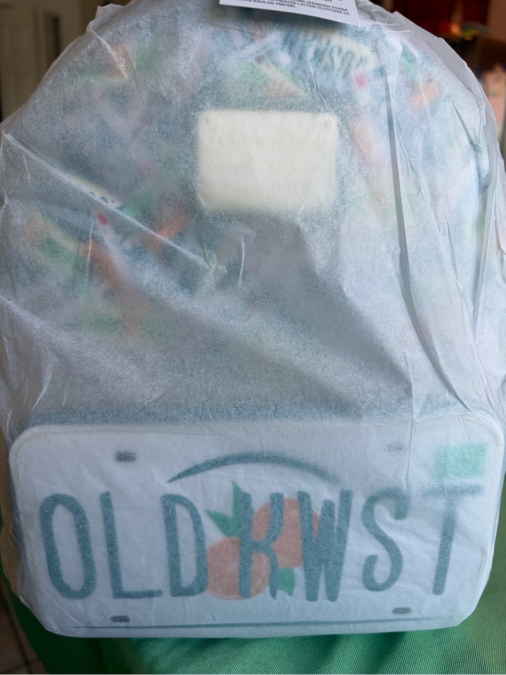 Loungefly Green Old Key West License-Plate Backpack - Picture 2 of 4